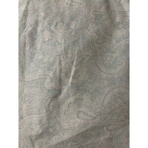 Paisley Print Blue and White Bedsheets - Size Full